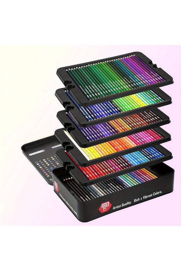 180 Oil Colors 72/120/180/260 Colors Professional Colored Pencils Set Fine Art Drawing Non-toxic Oil