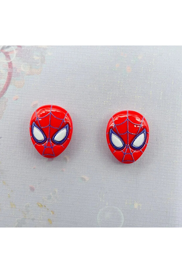 6 10pcs cartoon animal character Marvel Spider Man crafts DIY Flatback Resin Cabochon scrapbook acc.