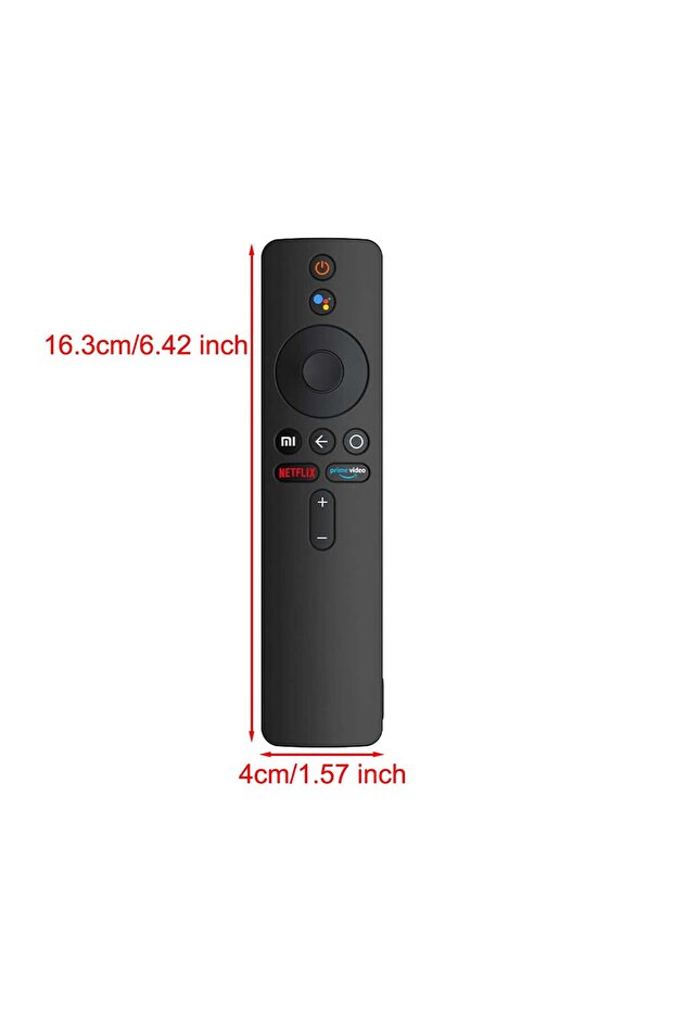 163mm Black Silicone Protective Case for Mi TV Box S Remote Control Cover Silicone Soft Shockproof