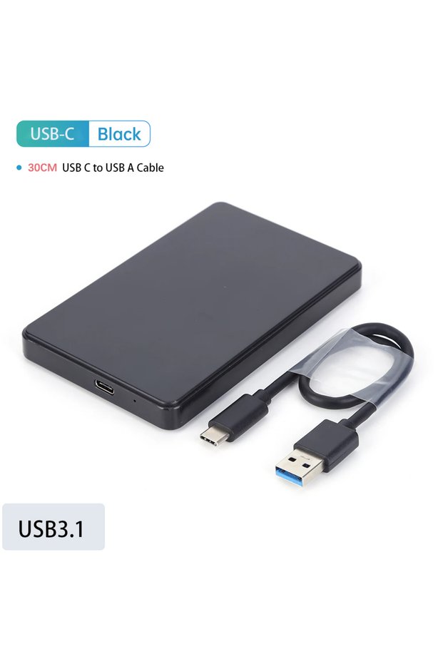 USB3.1HDD Case 2.5" SATA to USB3.0 2.0 HDD Enclosure Mobile Hard Drive Cases for SSD External Storag