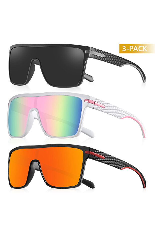 Other C21 CRIXALIS Fashion Polarized Sunglasses For Men Square Oversized Anti Glare Driver Mirror Su