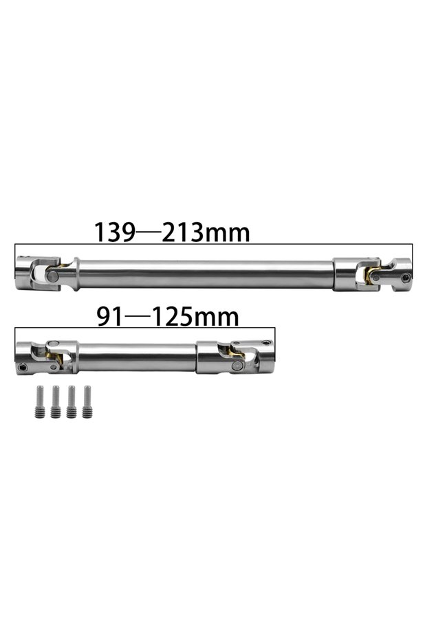 H-L139-L91 Stainless Steel Drive Shaft for 1/10 RC Crawler TRX4 TRX6 Axial SCX10 III RBX10 RR10 Wrai