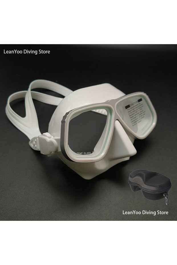 silver Superior Aluminium Freediving Goggles Similar Apollo Alloy Low Volume Diving Glasses Comforta