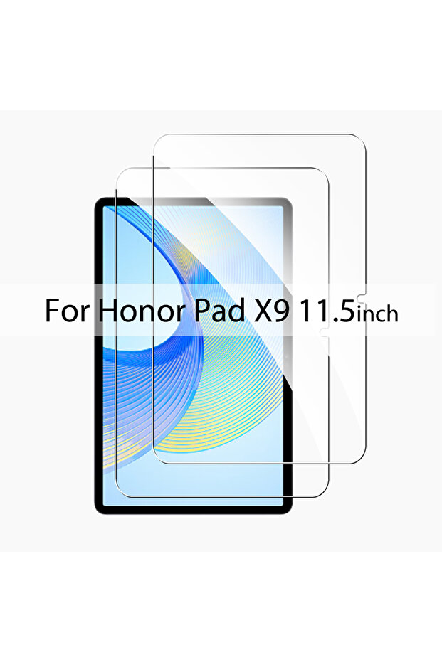 قطعتان من واقي الشاشة الزجاجي المقوى لهاتف Honor Pad X9 وX8 Pro Lite وHonor Pad X9 9 8