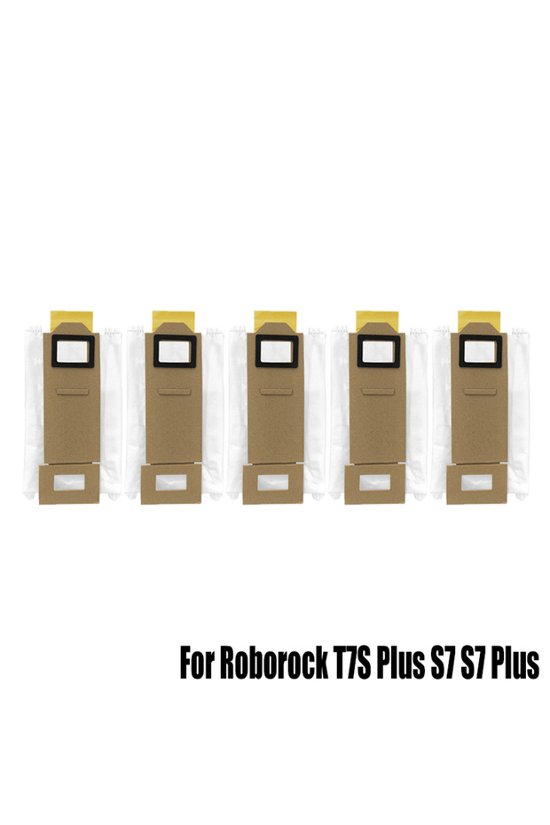 5 قطع من أكياس الغبار البديلة لملحقات المكنسة الكهربائية Roborock T7S Plus S7 Plus S7MAX S7 MAXV H
