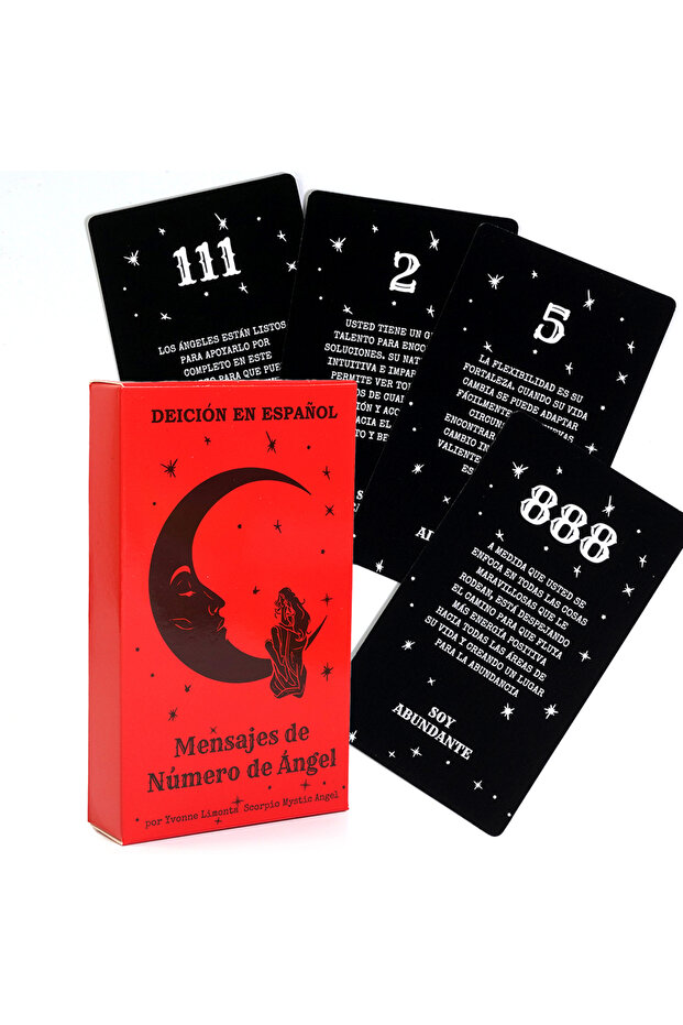 Oráculo en Español, Mensajes de Número de Ángel, 53 Cartas, Números Angelicales Angel Number Mess...