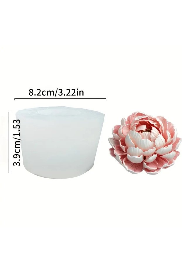 HT Osmanthus Scented Candle Silicone Mold - Perfect for Car Fresheners & Resin Crafts, Irregular Sha