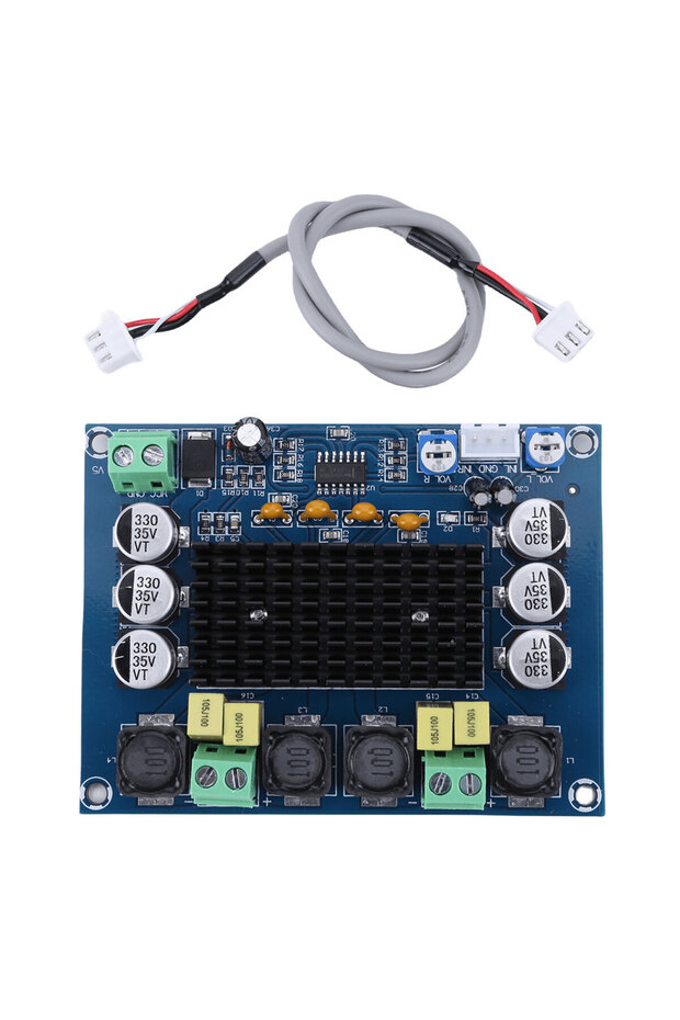 ALLOYSEED 1pc TPA3116D2 Audio Amplifier Board XH-M543 120W+120W 2.0 Channel Digital Stereo Amplifier