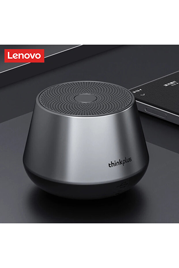Lenovo Gray Lenovo K3 Pro Portable Bluetooth Speaker Light Weight Long Battery Life Wireless Subwoof