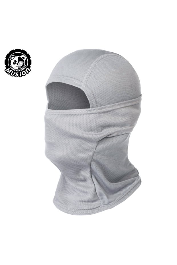 Pale white Musion Balaclava Tube Mask Motorcycle Fashion Print Face Mask Bandana Headband Scarf Outd