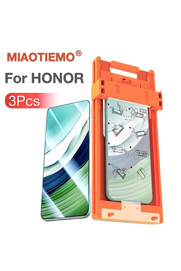 شاشة عالية الوضوح (3 قطع) لهواتف HONOR Magic7 Pro و HONOR Magic 6 و 7 Pro و Honor 90 و 100 و 200 و 300 Ultra.