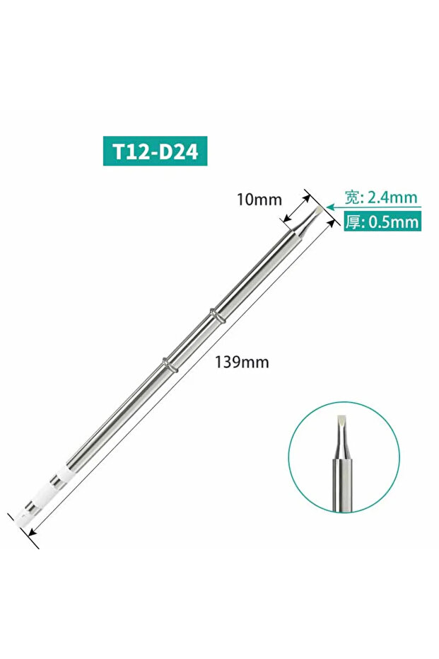 T12-D24 T12 Set Soldering Iron Tips Welding Tools T12-I ILS JL02 KU K BC2 D16 Electric Soldering Iro