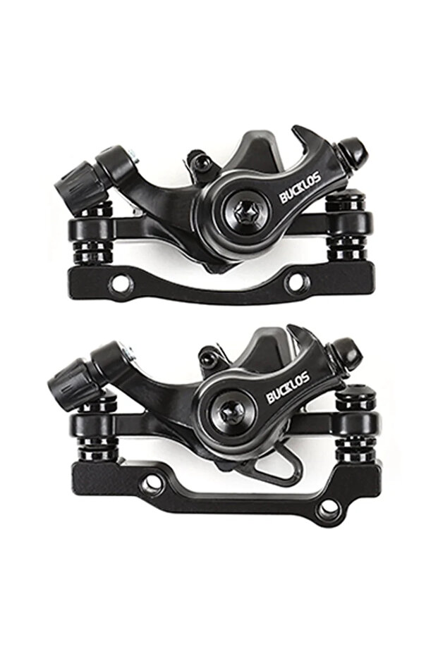 Front-Rear Calipers BUCKLOS Mtb Brake Caliper Bicycle Mechanical Disc Brake Set for Mountain Bike Pu
