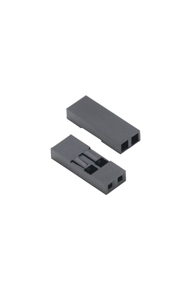 50PCS 2PIN 2.54mm Pitch TJC8 Single Row Dupont Plastic Shell Plug Connector 1P/2P/3/4P/5/6/7/8/9/10P
