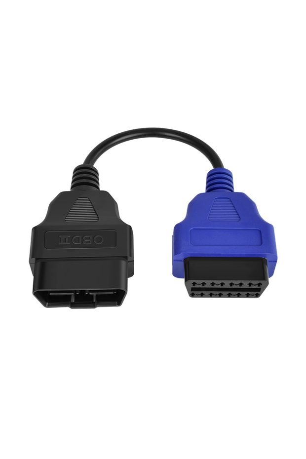 1 قطعة موصل ماسح ضوئي للسيارة OBD 2 أزرق اللون، كابل محول تشخيصي متعدد ECU Scan لـ Multi ECU Scan لـ F