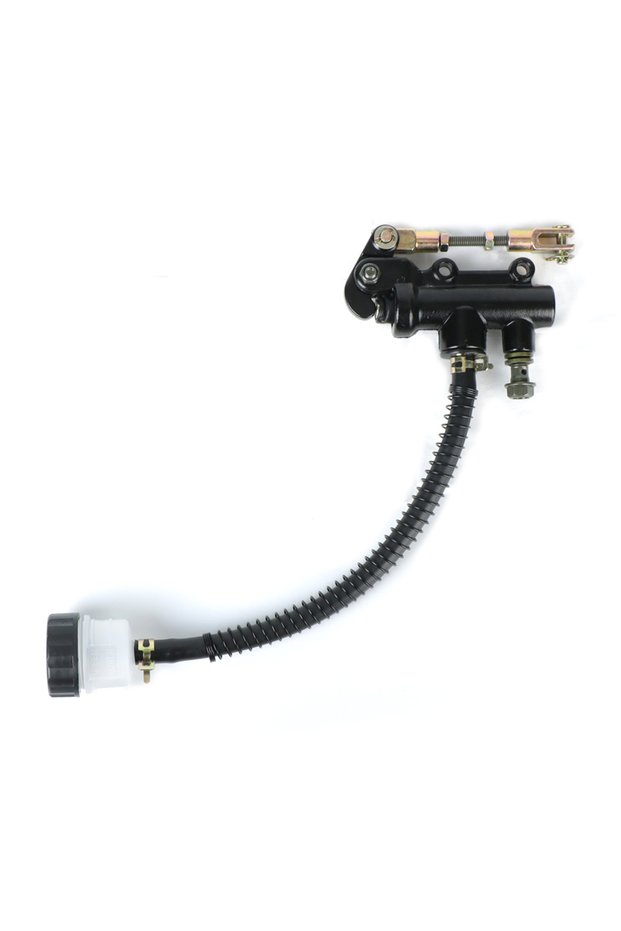 black Motorcycle Rear Brake Pump Foot Hydraulic Master Oil Cylinder Refit Motorbike Accessories For