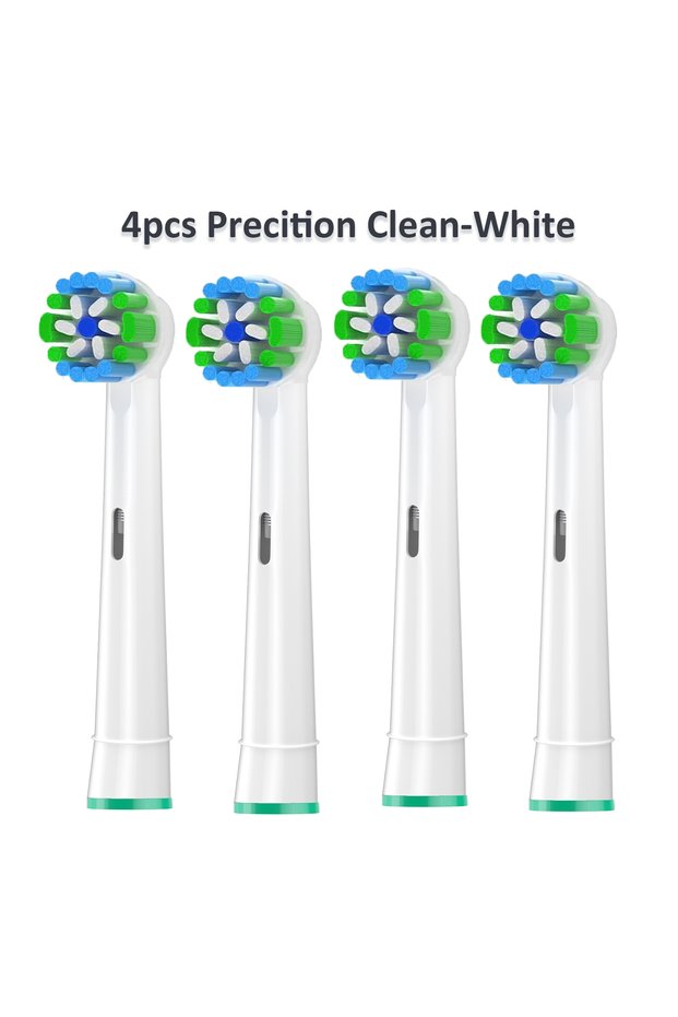 4pcs 20 White 4-12pcs Replacement Brush Heads For Oral-B Electric Toothbrush Advance Power/Vitality