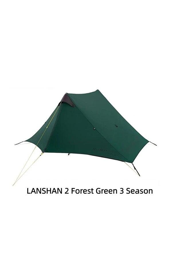 Forest Green 3Season 2024 New Version FLAME'S CREED LanShan 2 Person Oudoor Ultralight Camping Tent
