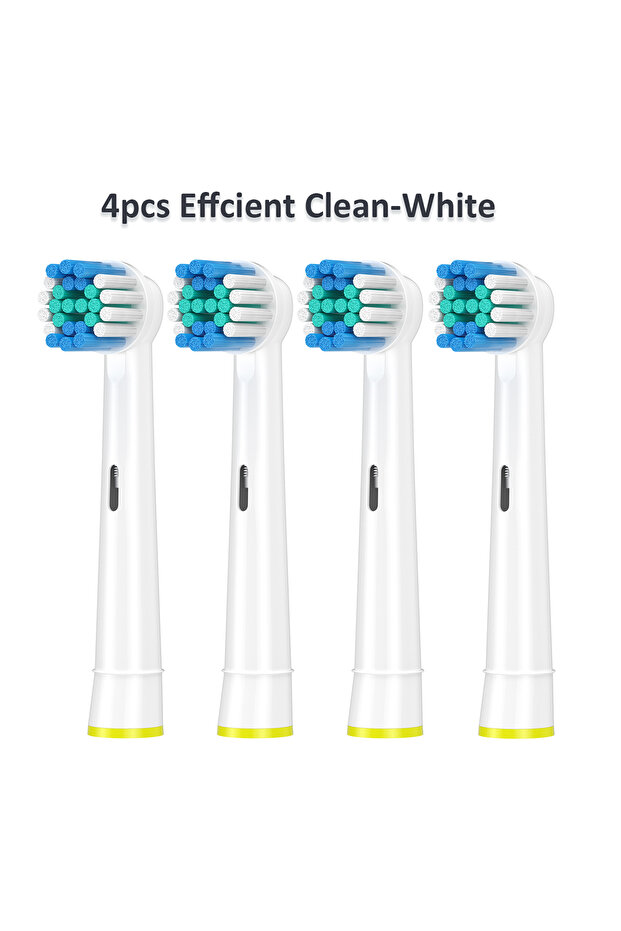 4pcs 17A White 4-12pcs Replacement Brush Heads For Oral-B Electric Toothbrush Advance Power/Vitality