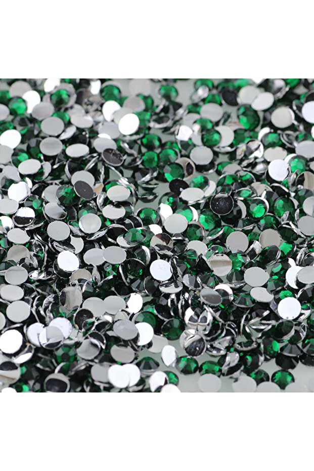 2MM dark green 1000pcs Non Hot Fix Rhinestones 2/3/4mm Round Resin Flatback Crystal Rhinestone DIY N