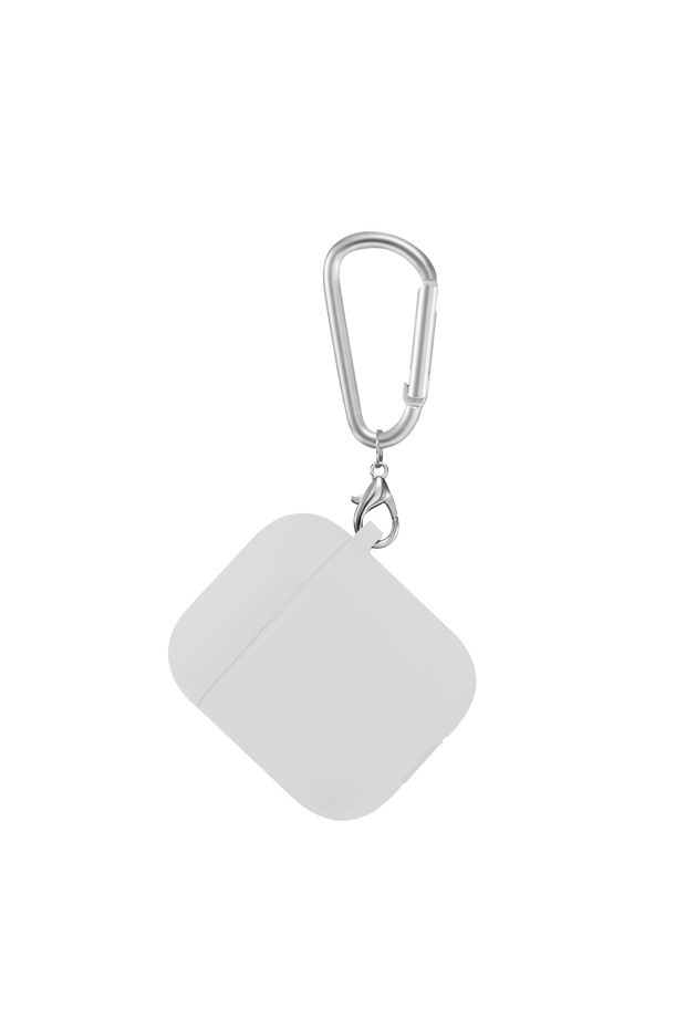 حافظات سيليكون بيضاء مقاومة للصدمات لسماعات AirPods من الجيل الأول والثاني، غطاء حماية لسماعات الأذن بتقنية البلوتوث..