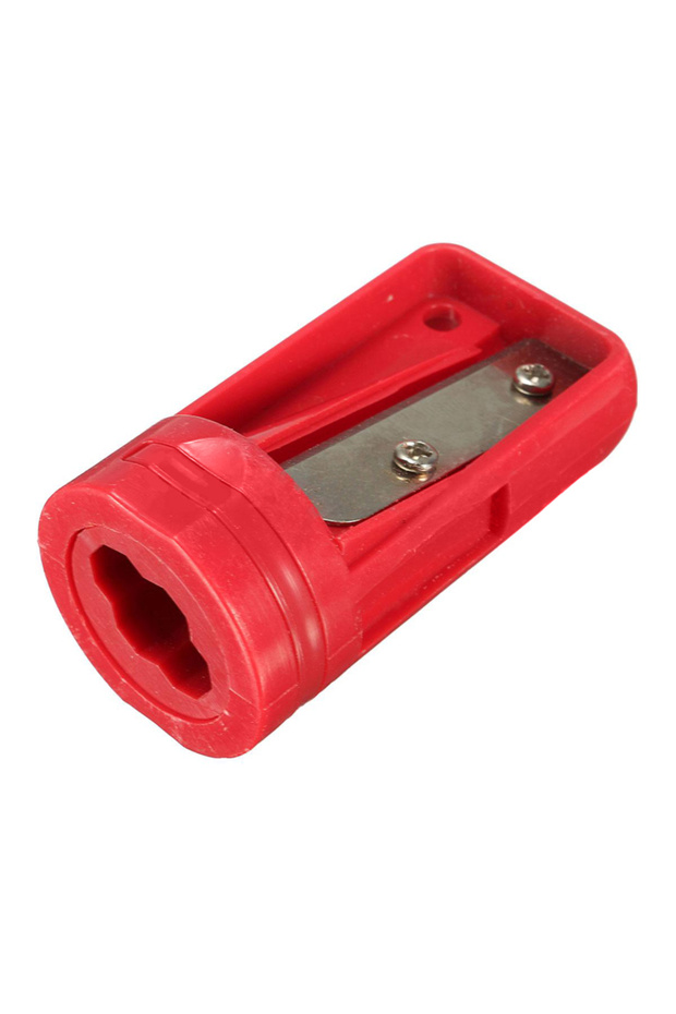 Red Woodwork Carpenter Pencil Sharpener Cutter Shaver Narrow Sharpening For Woodworking Hand Tools