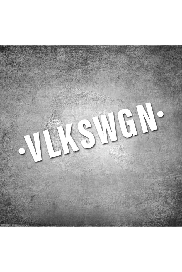 30x6CM WHITE VLKSWGN Car Stickers Auto Front Windshield Rear Window Decal for Volkswagen Golf Mk6 Mk