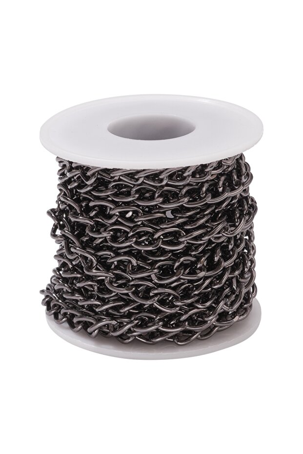 5m roll Gunmetal 3m/5m/Roll Metal Aluminum O-Shaped Chains Various Colors are Available Twist Chain