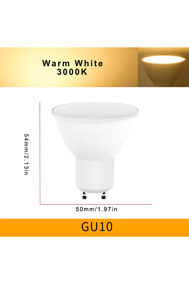6w 4 pcs Warm White 4PCS LED Spotlight Bulb GU10 AC220V 3W 6W 9W 12W 180 Degree Beam Angle High Lume