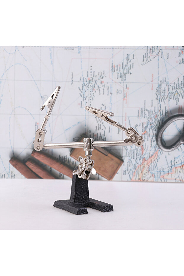 Third Hand Soldering Iron Stand Clamp Helping Hands Clip Tool PCB Holder Electrical Circuits Hobby