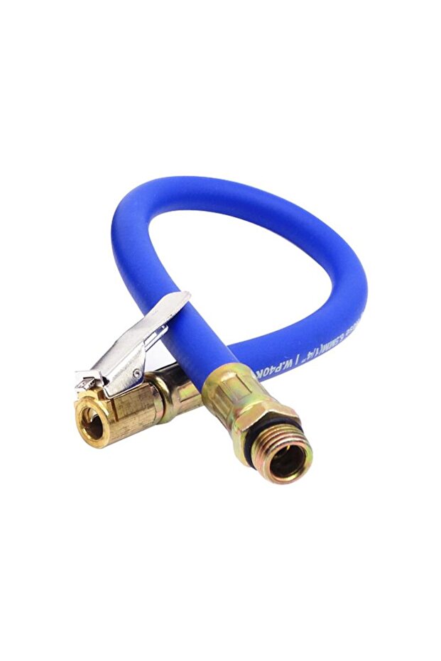 Blue Tire Inflator Hose Tyre Hose Portable Air Compressor Pipe Air Hose for Car Motorbik...