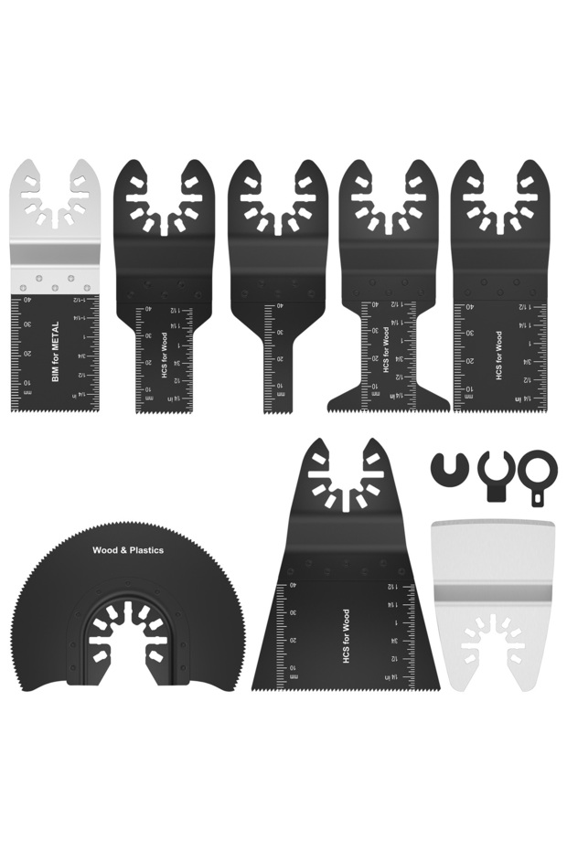 8pcs Multi Tool Blades Oscillating Saw Blade Multi-Function Saw Saw Blade Renovator Multi Cutter Bla