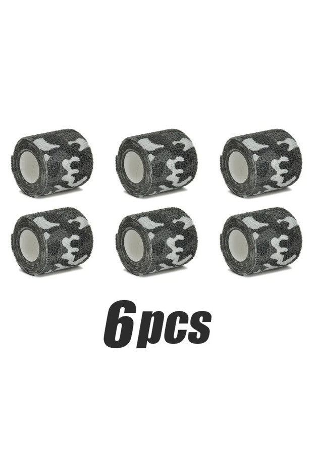 2.5cmX4.8m 6Pc Black-white 6/10/15PCS 4.8m Tape Outdoor Hunting Camouflage Invisible Tape Durable E