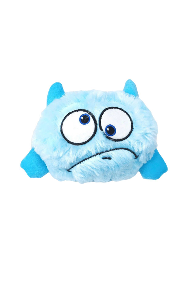 Light blue Interactive Dog Toys Bouncing Giggle Shaking Ball Dog Plush Toy Electronic Vibrating Auto