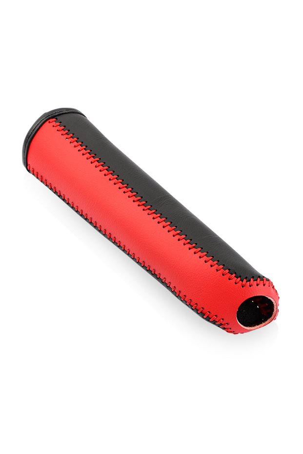 Red Car Handbrake Cover Handbrake Sleeve Leather Cover Anti-Slip Multicolored Parking Hand Brake Sle
