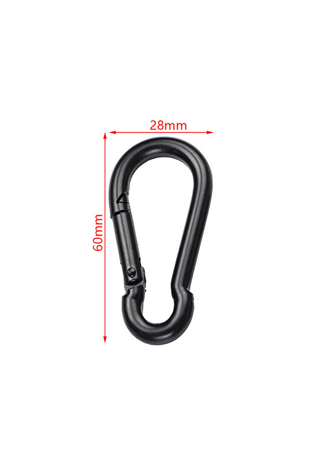 L One Or 5pcs D Carabiner Hooks Connector For Jewelry Making Key Ring DIY Findings Metal Keychain C.