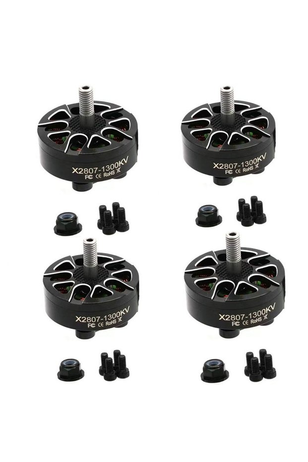 4PCS X2807 1300KV 4PCS DIY Parts X2807 2807 1300KV 1700KV 4S-6S Brushless Motor for Mark4 FPV Frees
