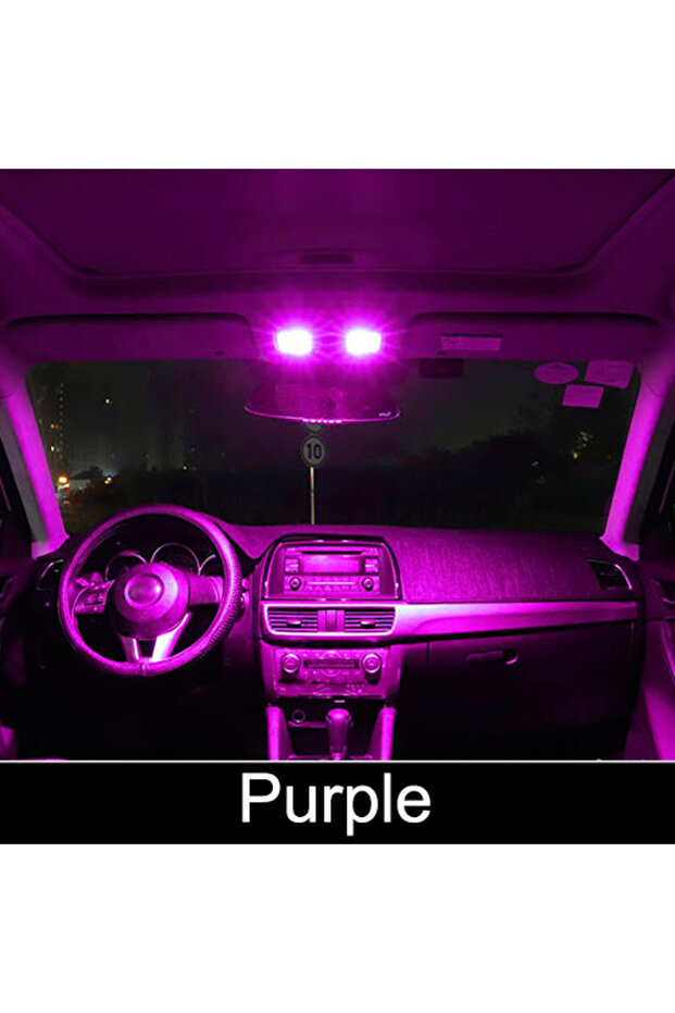 E93 Cabriolet 9PCS Purple BMTxms Canbus LED Interior Lights Kit For BMW 3 Series E36 E46 E90 E91 E92