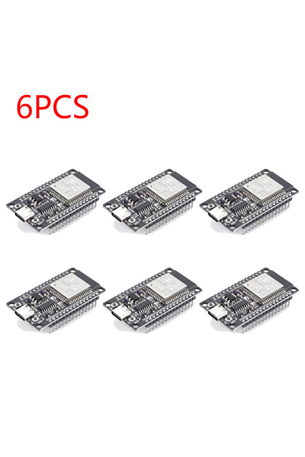 6PCS CH340C TYPE C 1-6PCS ESP32 Development Board WROOM-32D Development Board Wireless WiFi Bluetoot