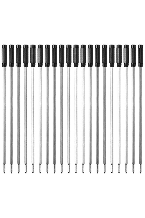 black 20pcs\set L:4.5 In Ballpoint Pen Refills for Cross Pens Medium Point blue Black Ink school off