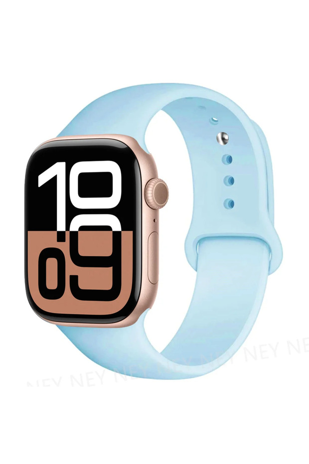 38mm-40mm-41mm S-M 43 Spray green Silicone Band For Apple Watch straps 45mm 44mm 40mm 41mm 42mm-46mm