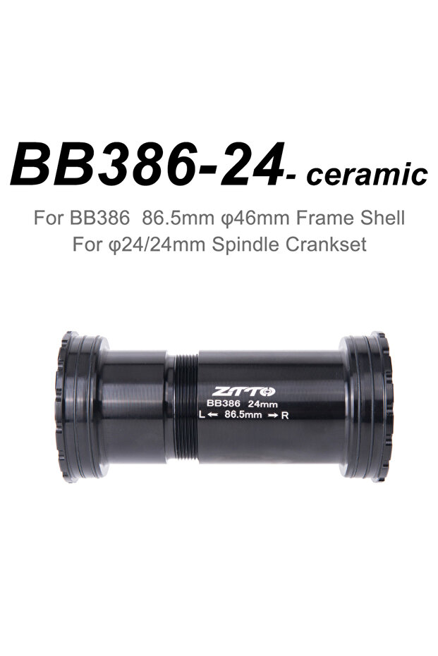 BB386 24 CE Black BB386 Press Fit Bicycle Bottom Bracket And Install Tool Steel Ceramic Be