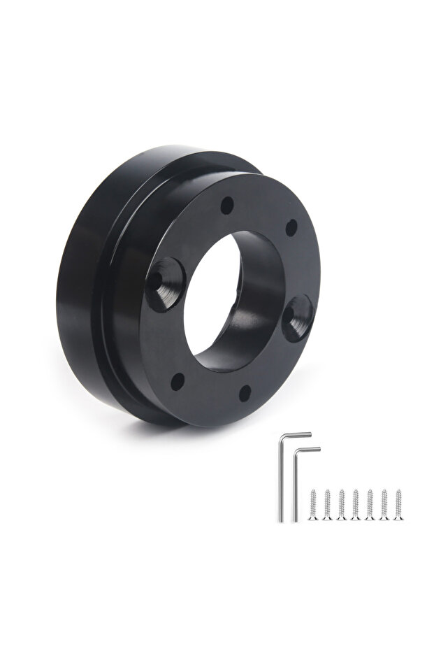 Black 13/14inch Steering Wheel Adapter Plate 70mm PCD Racing Steering Wheel Car Game Modification Fo