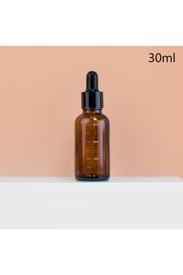 30ml 5ml-100ml Dropper Bottles With Scale Reagent Eye Drop Amber Glass Aromatherapy Liquid Pipette B