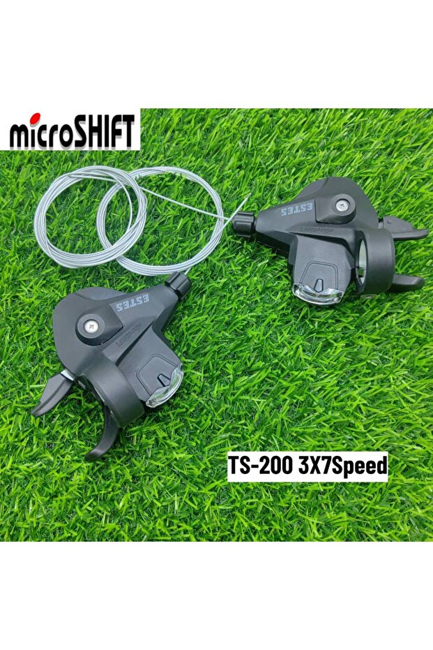 ذراع تبديل السرعات TS-200 3x7s MicroSHIFT ESTES 3X7/8/9S 21/2427S للجانب الأيمن أو الأيسر مع زناد سريع