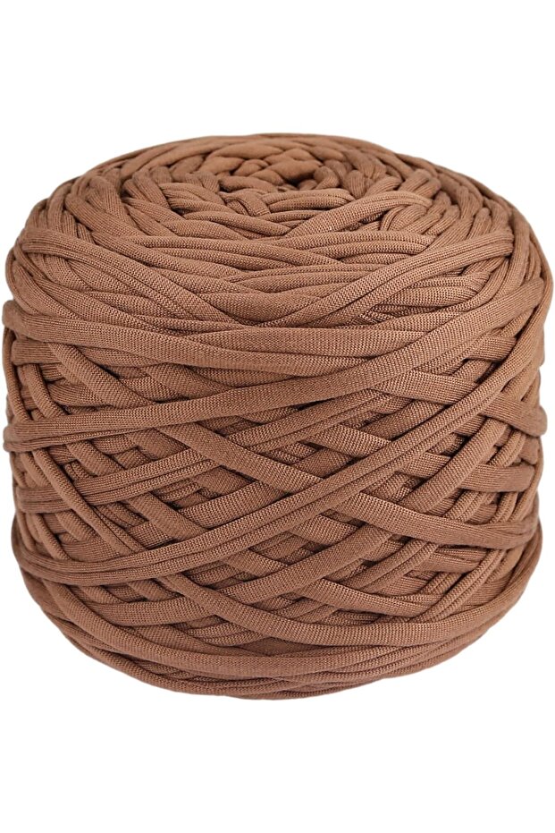 khaki 400g/Pc Thick Knitting Yarn T Shirt Yarn Elastic Fabric Cloth for Hand DIY Bag Blanket Cushion