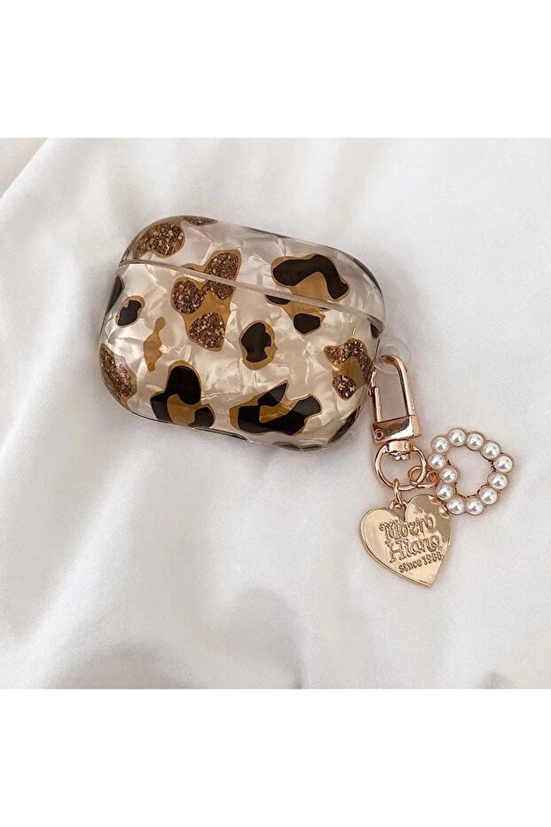 for airpods pro2 10 Pearl Earphone Cases For Airpods Pro 2 Leopard Pendant Headphone Protective Cove