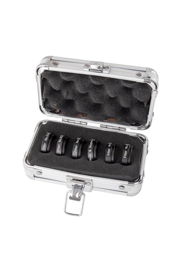 six filters with box 1.25" Color Astro Filters Set (6 pieces) for Astronomical Telescopes Ocular Len