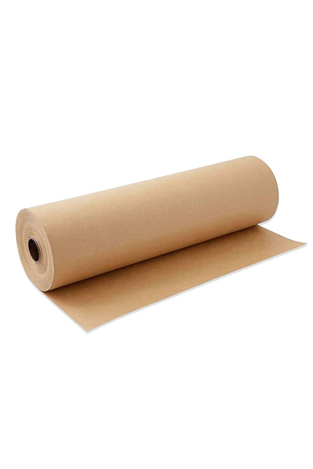 Brown 50cmx10m White/Black/Brown Kraft Paper Roll for Wedding Birthday Party Handmade Gift Wrapping