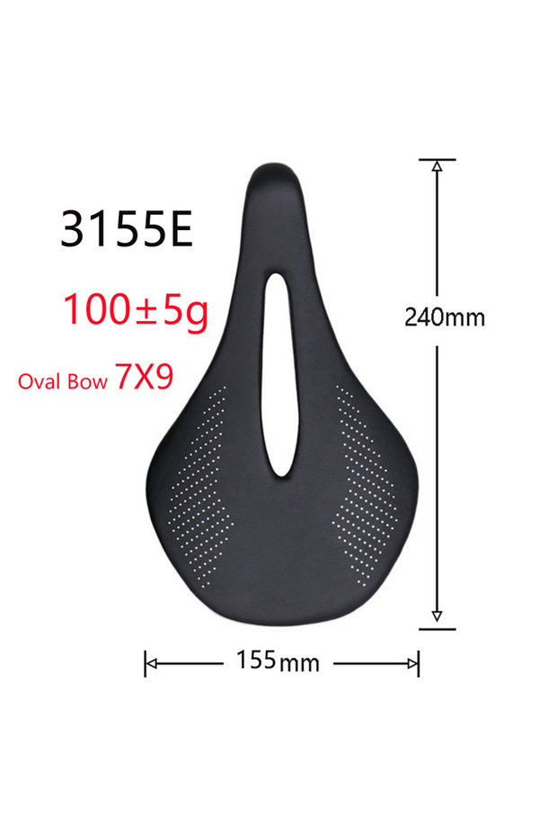 3155E rail-7x9mm 96g Super Light Full Carbon Saddle MTB/Road Bike Saddle Carbon Rails Bicycle Seat 2